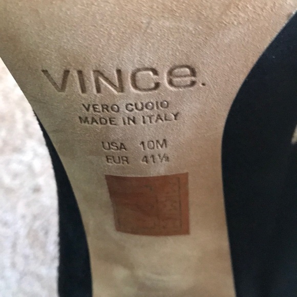 Vince Addison Black Cutout Booties - Picture 8 of 8